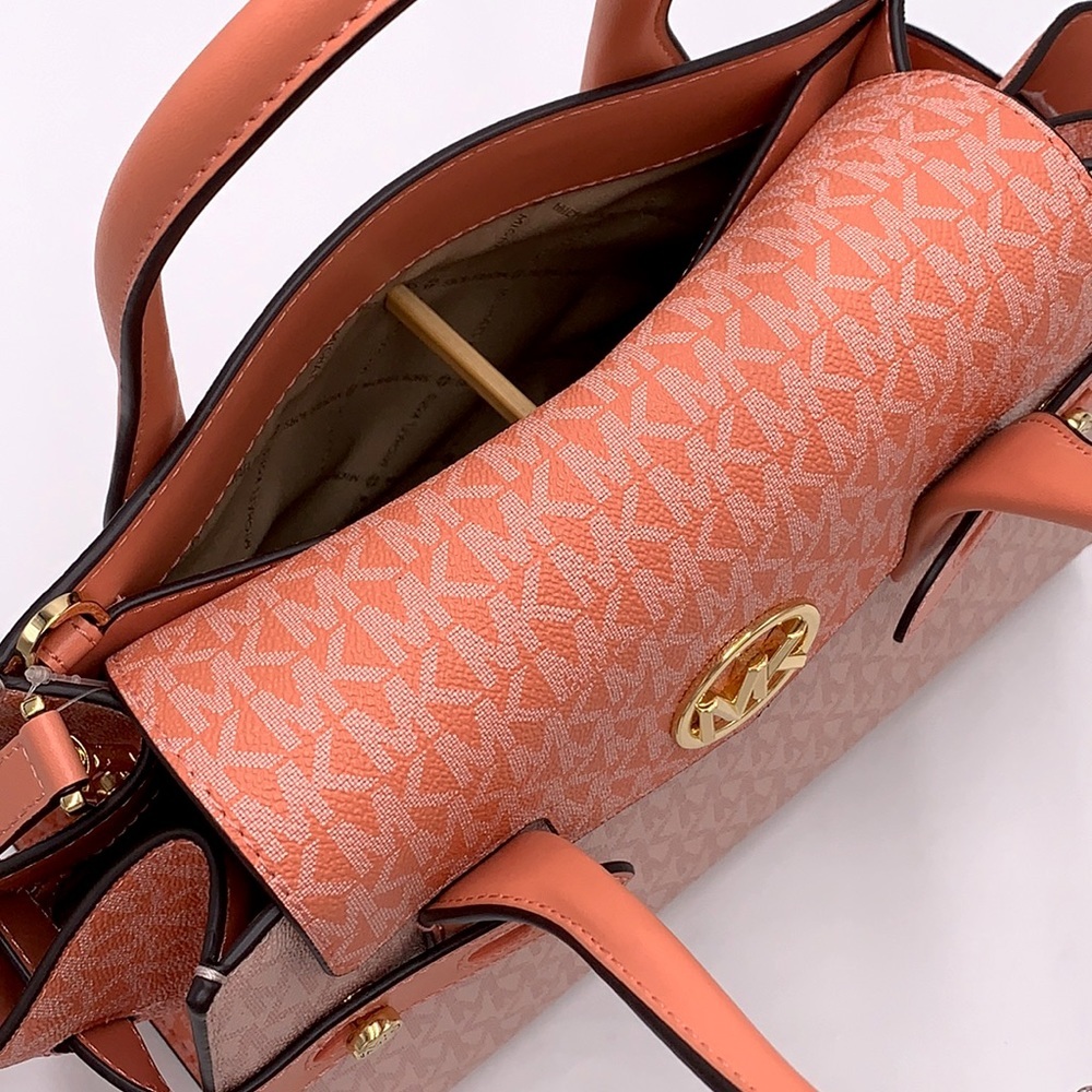 MICHAEL KORS
Carmen Medium Color-Block Logo Satchel color Sherbert Multi - Picture 9 of 16